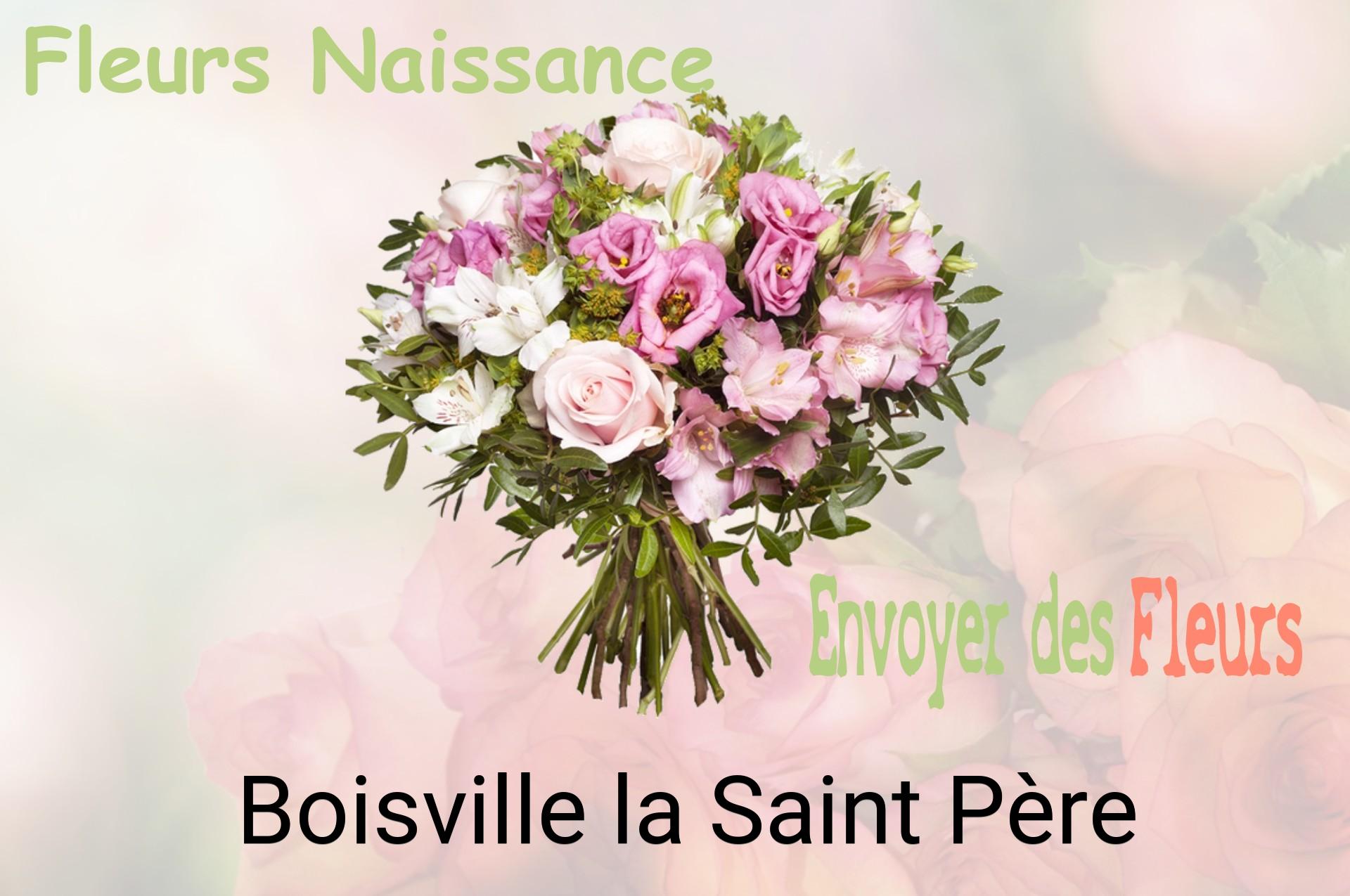 Bouquet de fleurs de naissance livré à Boisville-la-Saint-Père